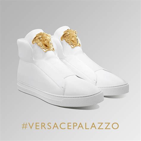 fake white versace shoes|white versace sneakers men.